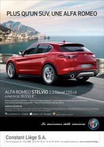 Alfa Romeo Stelvio à.p.d. 39.500 €